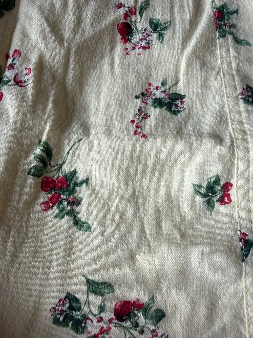 NWT abercrombie kids Cream Floral Sundress with Pink & Green Accents